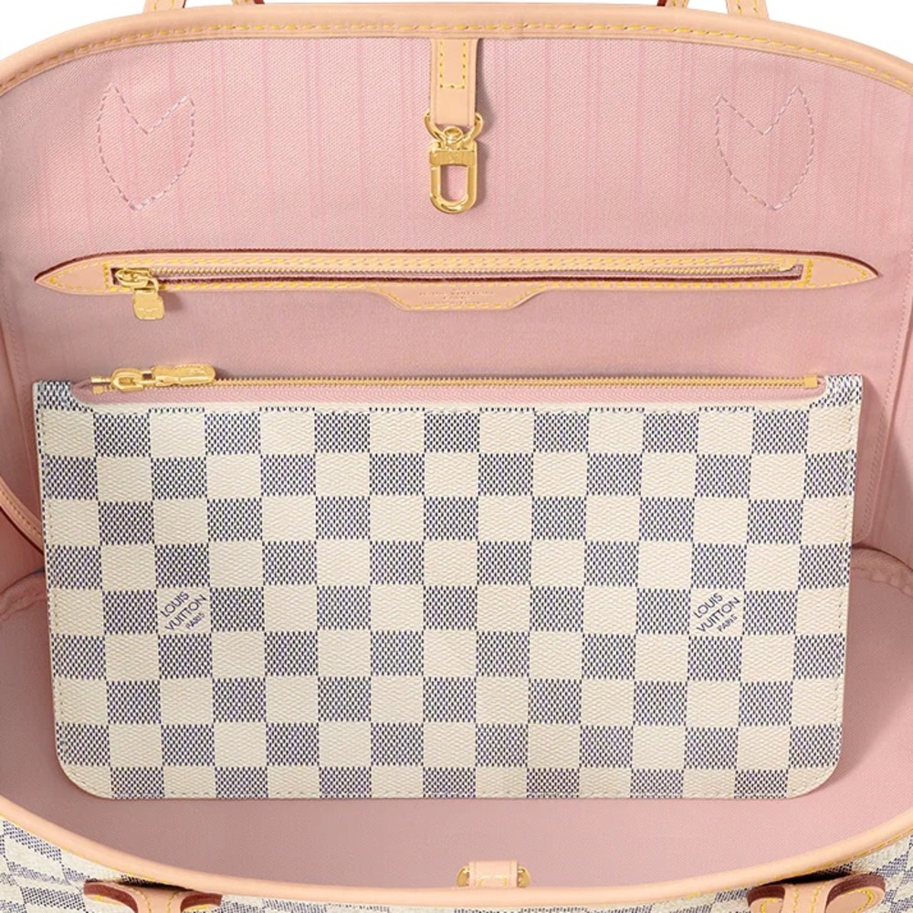 Louis Vuitton Damier Azur Neverfull Pouch - Picture 3 of 15